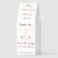 Love is Happy Anniversary  Roasted Coffee