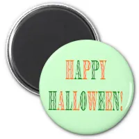 Halloween Festival Text Magnet