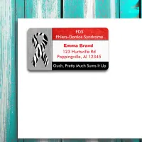 EDS Ehlers-Danlos Syndrome Mailing Address Label