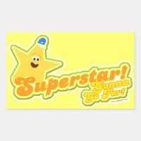 Superstar Will Go So Far Rectangular Sticker