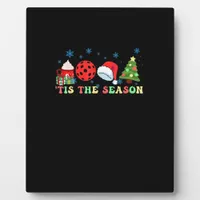 Tis The Season For Pickleball Iii Modern Aesthetic Plaque