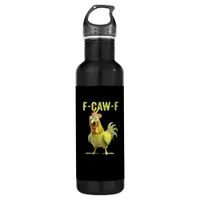 F-Caw-F Funny Chicken Classic Creative Casual Stainless Steel Water Bottle