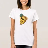 Funny AI generated Pineapple Pizza T-Shirt