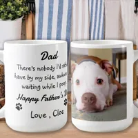 Dog Dad Funny Father's Day - Pet Photo Dog Humor Coffee Mug