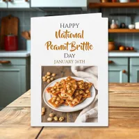 Happy National Peanut Brittle Day | January 26th Card