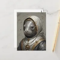 Manatee Nun Postcard