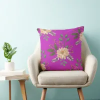 Floral Pattern - Throw Pillow