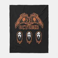 Skeleton Hands For Classic Halloween Fleece Blanket