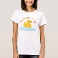 Mommy-to-Be Baby Shower T-Shirt | Yellow Rubber Du