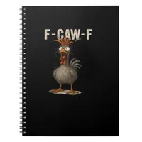 F-Caw-F Chicken Retro Classic Notebook