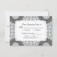Mandala Wedding RSVP card