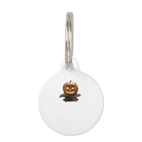 Halloween, Pumpkin Trumpkin, Make Halloween Great  Pet ID Tag