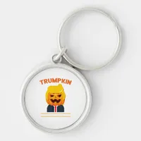 Halloween Trumpkin Funny  Pumpkin Halloween Keychain