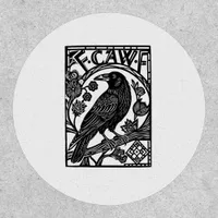 Retro F Caw F Crow Funny Saying Meme Design Patch