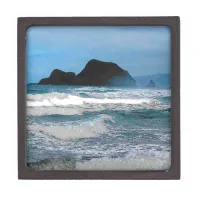 Hawaiian Coastal Island Ocean Tropical Paradise Jewelry Box