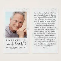 Marble Forever in Our Hearts Memorial Card