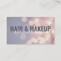 Bokeh Hair & Makeup  Business Card