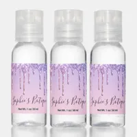 Unicorn Glam Glitter Drip Business Branding Hand Sanitizer