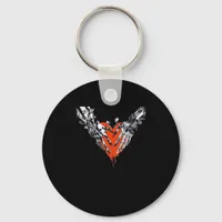 Holding Heart Classic Keychain