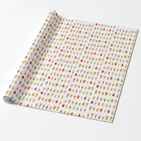 Ice Cream & Lollies Colorful Cool Food Pretty Wrapping Paper