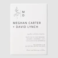 Elegant Wedding Vellum Invitations