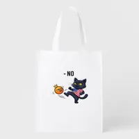 Funny Political Meme No Cat Design Grocery Bag