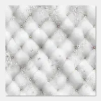 Elegant Floral Tufted Cushion Wallpaper
