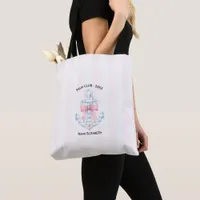 Palm Club Team Bride Palm Springs Bachelorette Tote Bag
