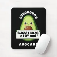 Funny Cute Avogadro's Avocado Mouse Pad