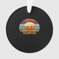 Halloween Trumpkin Vintage Us Ornament