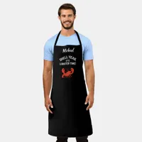 Red lobster crawfish boil party chef cook quote apron