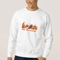 Tis The Season Fall Gnome Football Design Sweatshirt