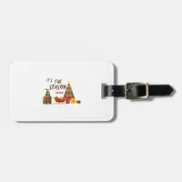 Its The Season Again Christmas Gnome Luggage Tag