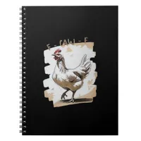F-Caw-F Vintage Graphic Notebook