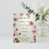 Elegant Floral Blossom Wedding Invitations