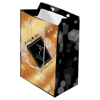 Elegant 7th Copper Wedding Anniversary Medium Gift Bag