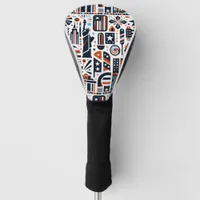 4th of July Generative Pattern Golf Head Cover