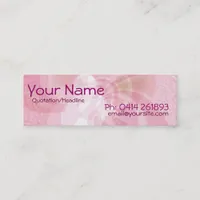 Abstract_Pink Skinny Profile Card