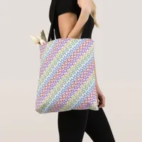 Tote Bag (ao) - Stripes in Colored Stars