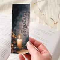 Dark Academia Candle Vintage Letter Personalized Bookmarks