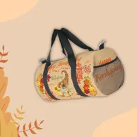 Thanksgiving Friendsgiving Autumn on beige | Duffle Bag