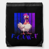 F-Caw-F Chicken Classic Simple Clean Drawstring Bag