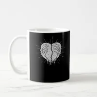 Halloween Skeleton Hands With Heart Classic Style Coffee Mug