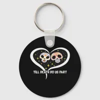 Zombie In Graveyard - Till Death Do Us Part Keychain