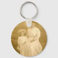Vintage Mother And Child Keychain