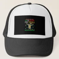 Tis The Season For Tequila Dabbing Trucker Hat