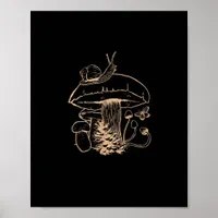 Cottagecore Aesthetic Mushroom Snail Goblincore My Poster