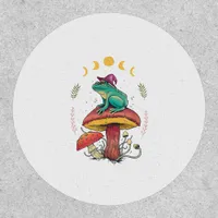 Cottagecore Aesthetic Goblincore Frog Wizard On Mu Patch