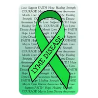 Lyme Disease Awareness Ribbon Green Magnet