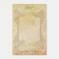 Vintage Personalized Romantic Steampunk Fairytale Post-it Notes